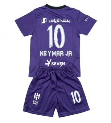 Al-Hilal Neymar Jr #10 Tredje Kläder Barn 2024-25 Kortärmad (+ Korta byxor)